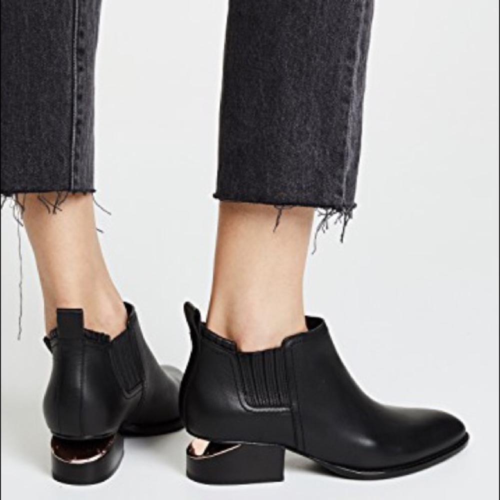 Alexander Wang Black Ankle Boots